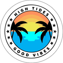 High Tides & Good Vibes White Spare Tire Cover
