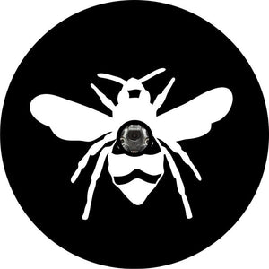 Honey Bee Black Spare Tire Cover