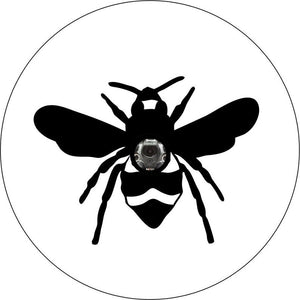 Honey Bee White Spare Tire Cover