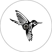 Humming Bird White Spare Tire Cover
