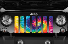 Hippie Life Tie Dye Jeep Grille Insert
