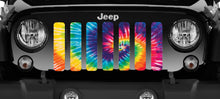 Hippie Life Tie Dye Jeep Grille Insert
