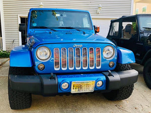 His Canvas Jeep Grille Insert