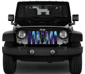 Howling Wolf Jeep Grille Insert