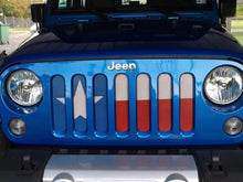 Texas State Flag Jeep Grille Insert