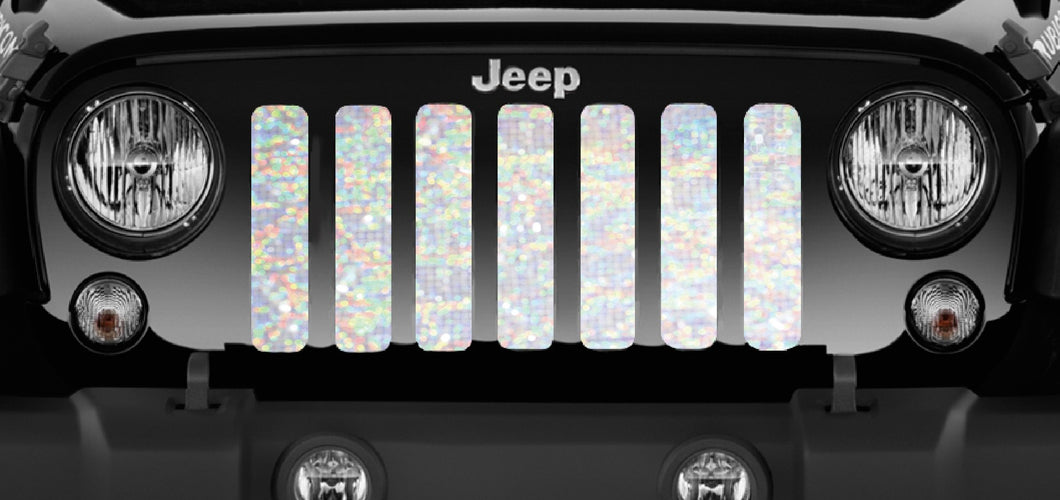 Iridescent Print Jeep Grille Insert