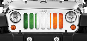 Luck O' The Irish Flag Jeep Grille Insert