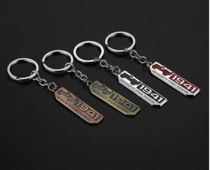 1941 Jeep Anniversary Key Chain - Black and Red