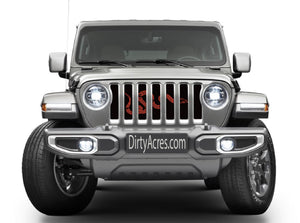 Join Or Die Red Jeep Grille Insert