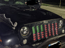 Juneteenth Flag Jeep Grille Insert