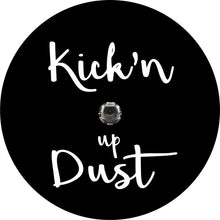 Kickin Up Dust Black Spare Tire Cover