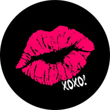Kiss Lips XOXO Pink Spare Tire Cover