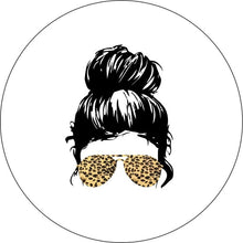 Leopard Cheetah Print Girl Sunglasses White Spare Tire Cover