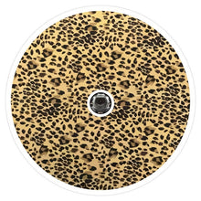Leopard Cheetah Print Spots Standard White Rim Spare Tire Cover