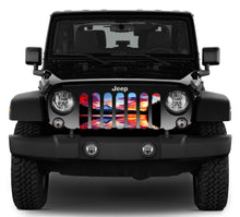 Lake Sunset Jeep Grille Insert