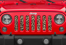 Leopard Print Jeep Grille Insert