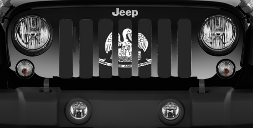 Louisiana Tactical State Flag Jeep Grille Insert