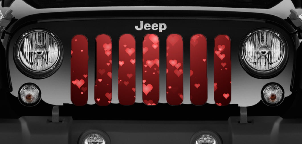 Love Struck Jeep Grille Insert