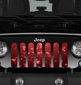 Love Struck Jeep Grille Insert