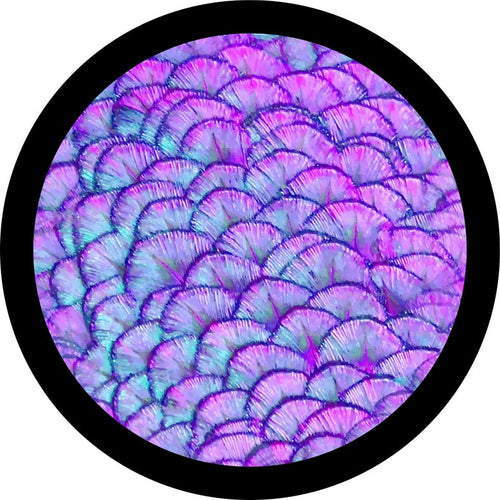 Mermaid Scales Purple Spare Tire Cover