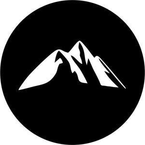 Mountains Black ( Any Color) Spare Tire Cover