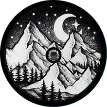 Mountaint View Black Spare Tire Cover