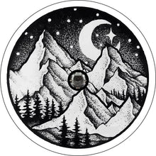 Mountaint View White Spare Tire Cover
