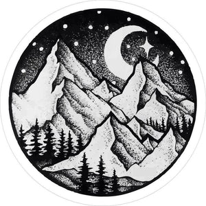 Mountaint View White Spare Tire Cover