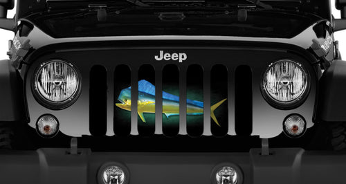 Mahi Mahi Fish Jeep Grille Insert