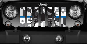 Maryland Tactical Back The Blue Jeep Grille Insert