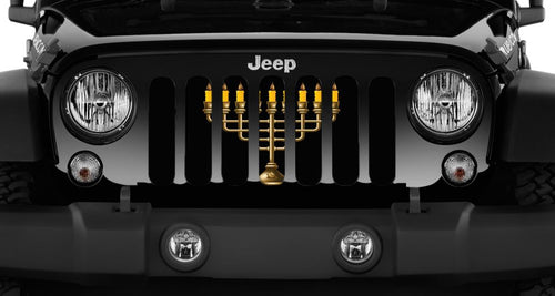 Menorah Jeep Grille Insert