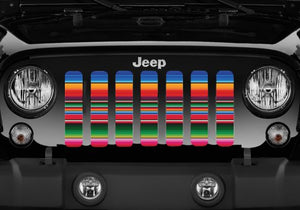 Traditional Serape Jeep Grille Insert