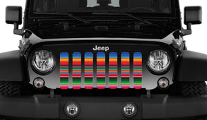 Traditional Serape Jeep Grille Insert