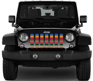 Traditional Serape Jeep Grille Insert