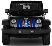 Michigan State Flag Jeep Grille Insert