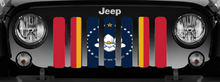 Mississippi State Flag Jeep Grille Insert