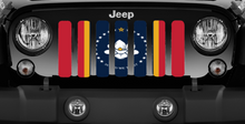 Mississippi State Flag Jeep Grille Insert