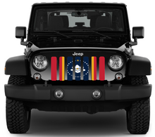 Mississippi State Flag Jeep Grille Insert