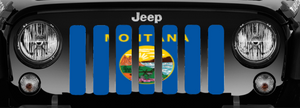 Montana State Flag Jeep Grille Insert