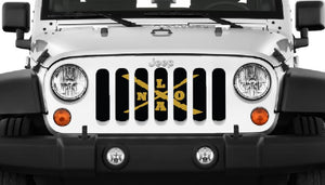 New Orleans NOLA Jeep Grille Insert