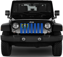 Nevada State Flag Jeep Grille Insert