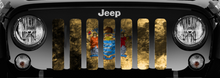 New Jersey Grunge State Flag Jeep Grille Insert