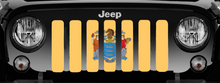New Jersey State Flag Jeep Grille Insert