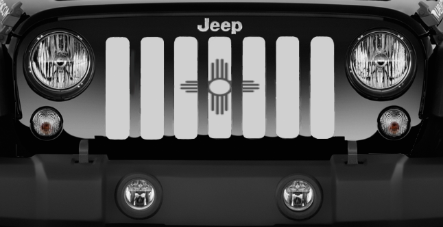 New Mexico Tactical State Flag Jeep Grille Insert