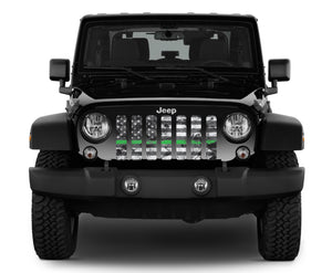 On the Front Line Jeep Grille Insert