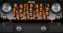 Orange Aliens Jeep Grille Insert