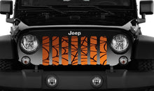 Orange Spider Webs Grille Insert