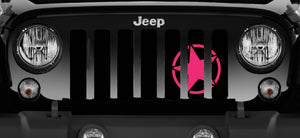 Oscar Mike Hot Pink Jeep Grille Insert