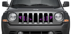 Chaos Purple Eyes Jeep Grille Insert