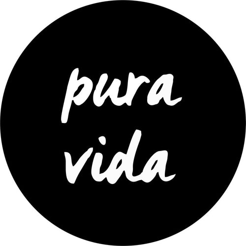 Pura Vida Black Spare Tire Cover